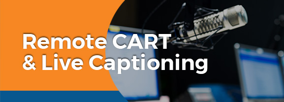 remote cart live captioning